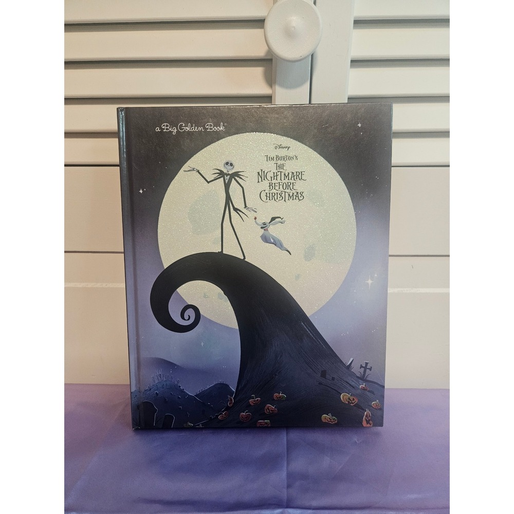 Disney The Nightmare Before Christmas Big Golden Book Hardcover Jack Skellington